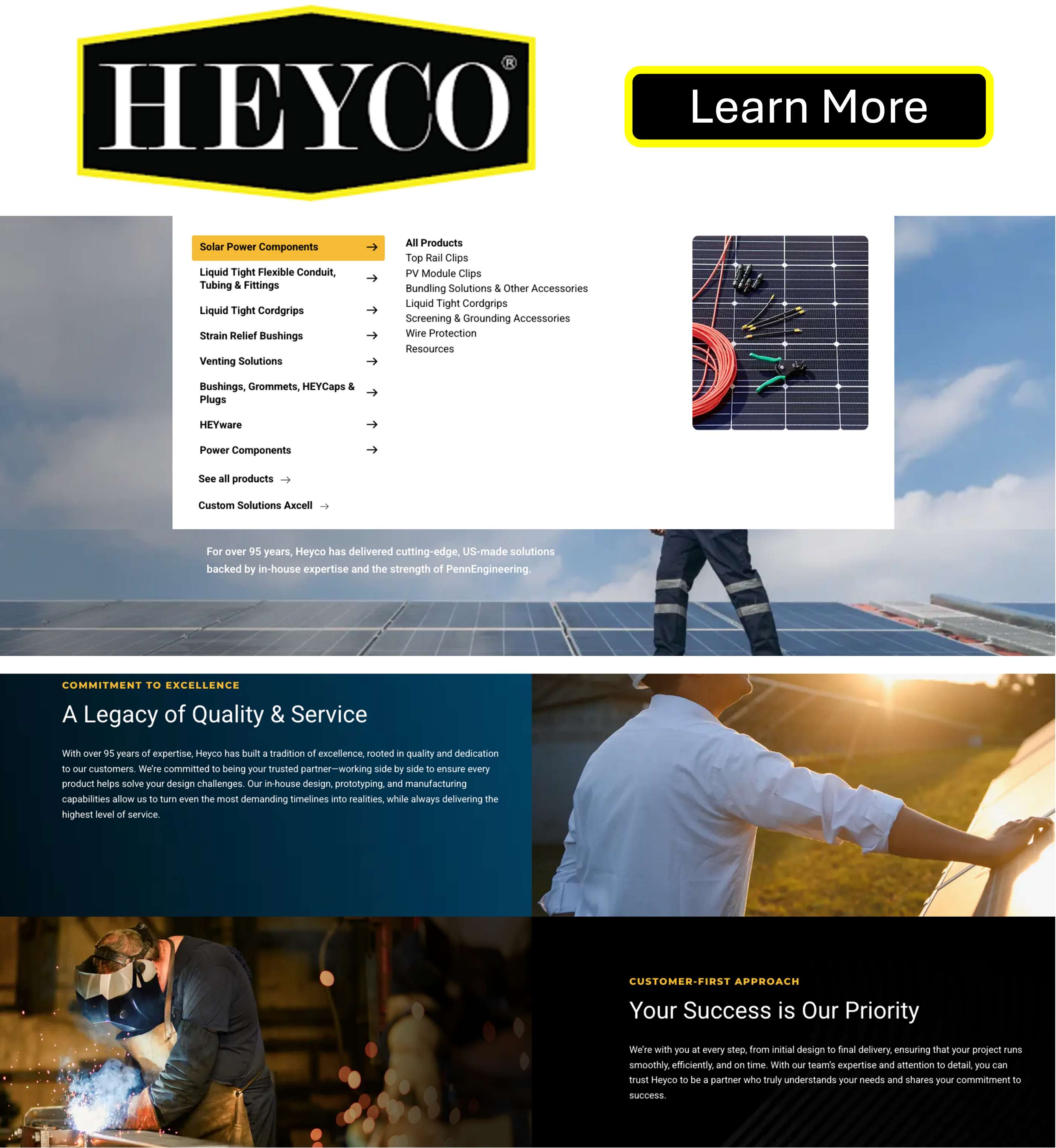 Heyco Landing Page